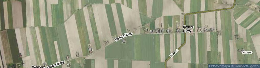 Zdjęcie satelitarne Koserz Nowy ul.